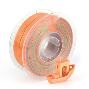 Printe PLA Silk Rainbow Makarūns Filaments (Macaron) 1.75mm 1kg