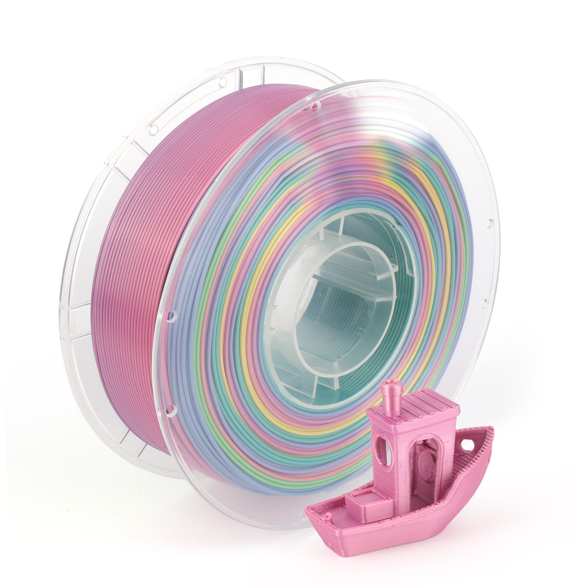 Printe PLA Silk Rainbow Vienradzis Filaments (Unicorn) 1.75mm 1kg