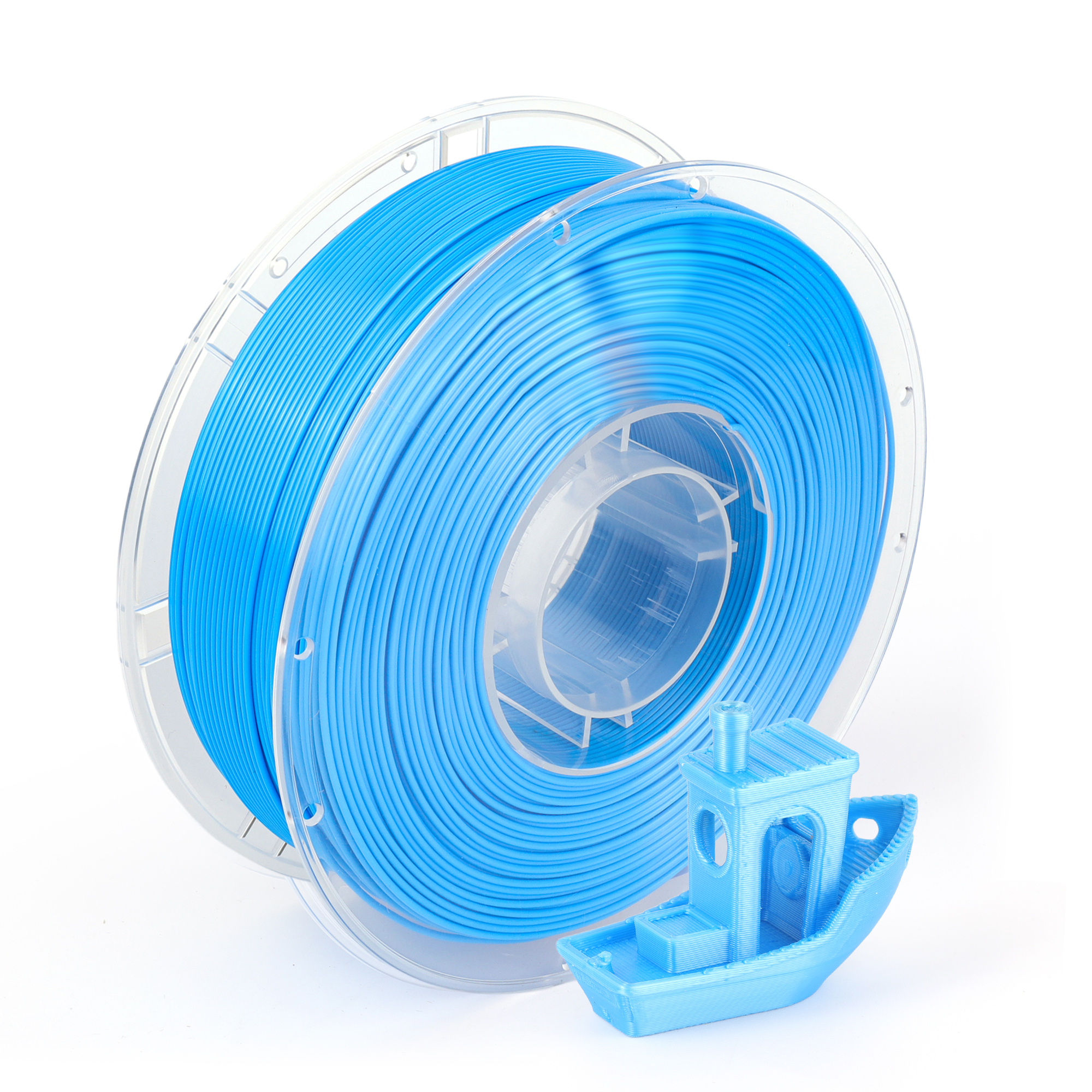 Printe PLA Silk Zils (Blue) 1.75mm 1kg