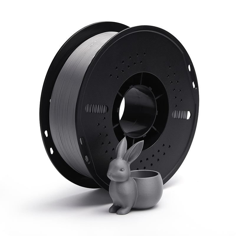Printe PLA Sudraba Filaments (Silver) 1.75mm 1kg