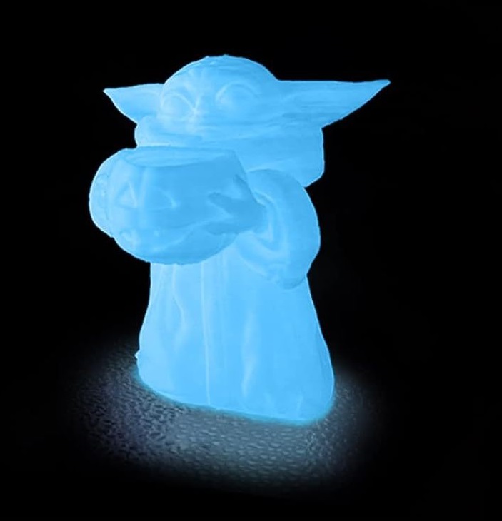 Printe PLA Luminous Luminiscējoši zils Filaments (Luminous Blue) 1.75mm 1kg - Image 2