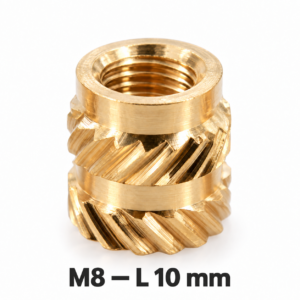Misiņa vītņu ieliktņi M8 — 10mm (10gab)